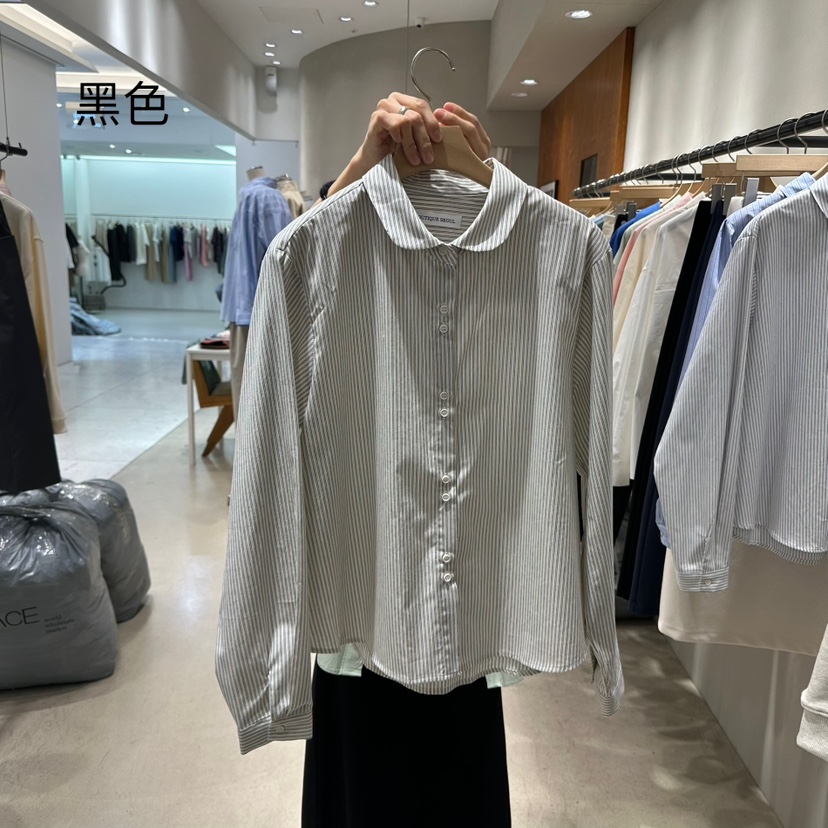 BOUTIQUE SEOUL-P韓國直郵東大門代購女裝新品職業襯衫蕾絲衫But ton/BOUTIQUE SEOUL襯衫/蕾絲衫圖色1