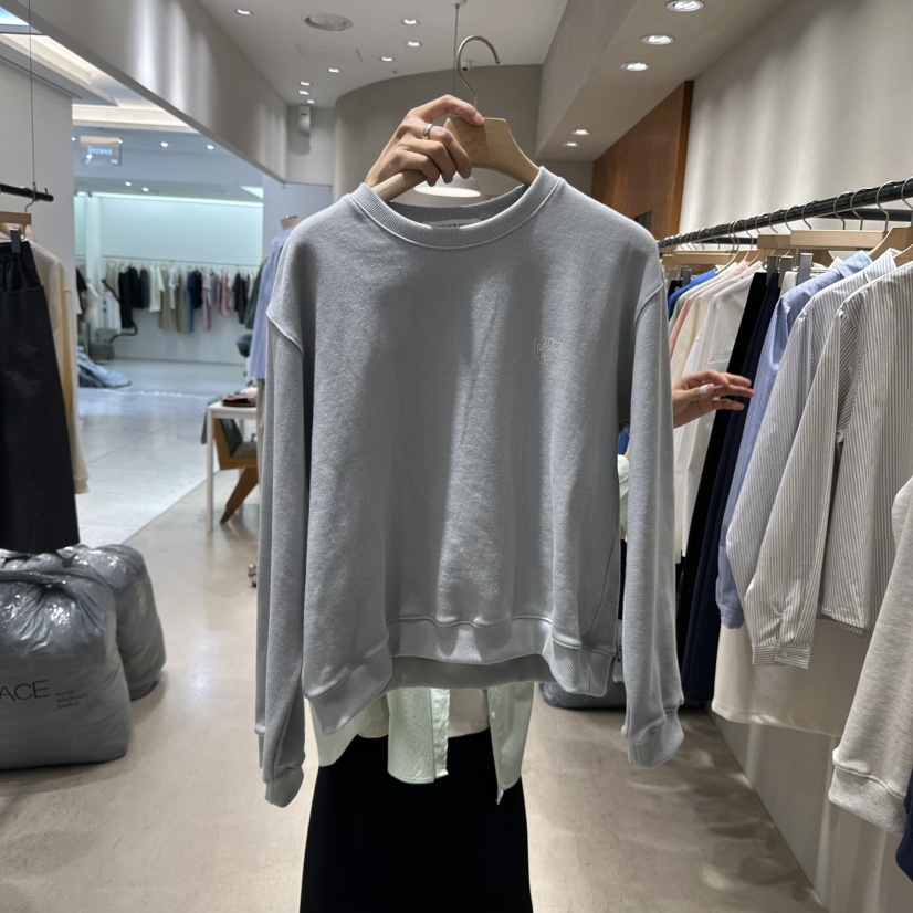 BOUTIQUE SEOUL-P韓國直郵東大門實拍女裝新品休閑熱賣衛衣But ton/BOUTIQUE SEOUL衛衣圖色3