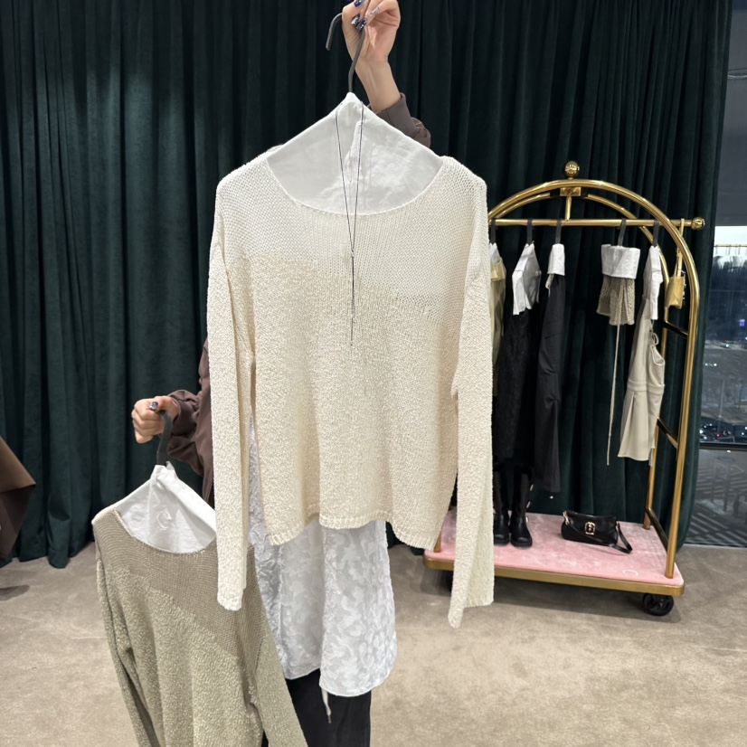 ETER韓國直郵東大門實拍女裝新品時尚人氣25春夏真品針織衫eter/VERSO針織衫