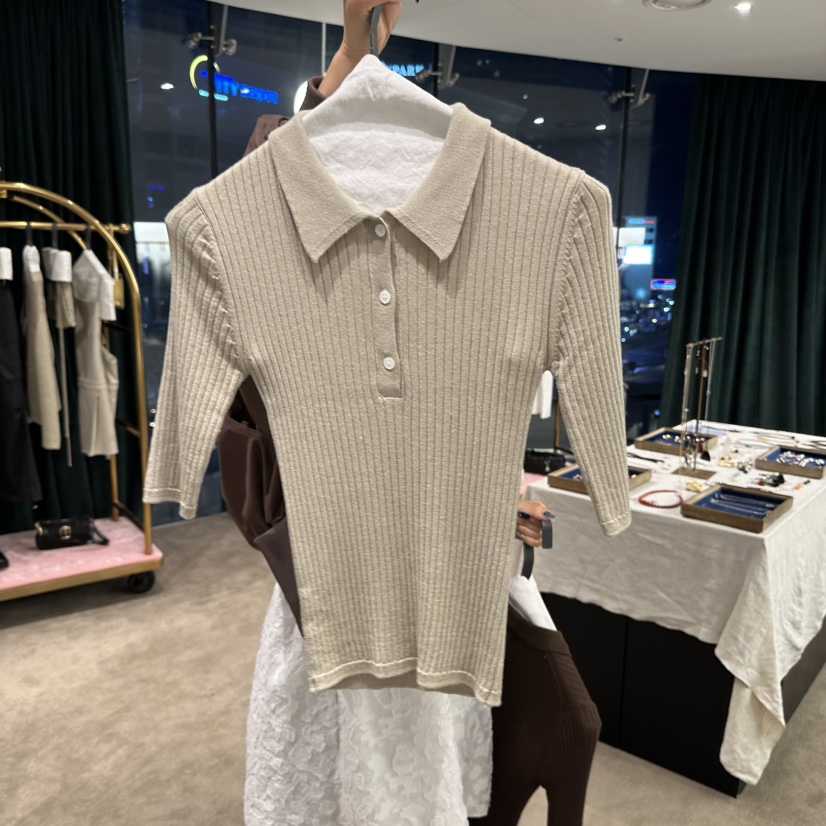 ETER韓國直郵女裝新品推薦人氣熱賣時尚真品25春夏休閑針織衫eter/VERSO針織衫圖色2