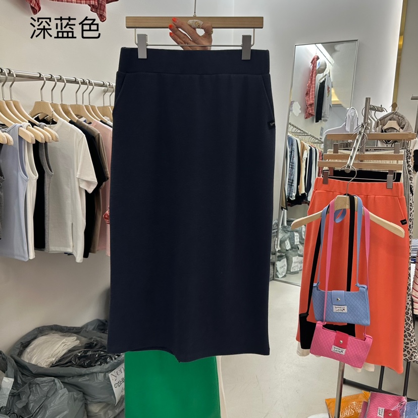 N YEN韓國直郵東大門實拍女裝新品職業熱賣25春夏長裙綁帶N YEN長裙圖色3