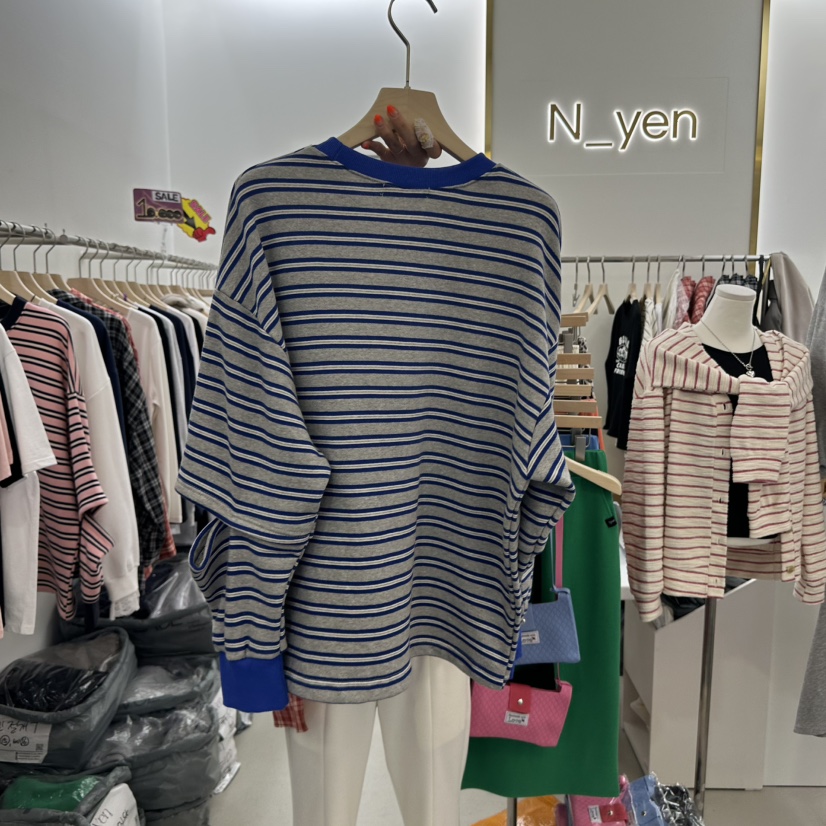 N YEN韓國直郵女裝新品休閑人氣25春夏時尚熱賣推薦真品衛衣N YEN衛衣