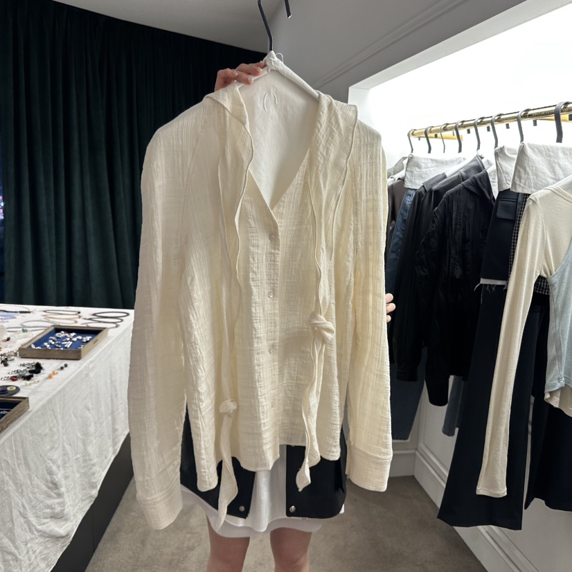 ETER韓國直郵東大門代購女裝新品職業時尚推薦人氣襯衫蕾絲衫eter/VERSO襯衫/蕾絲衫