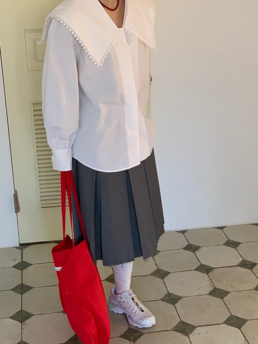 RIVER RAIN韓國直郵東大門代購女裝新款真品襯衫蕾絲衫可愛的RIVER RAIN襯衫/蕾絲衫