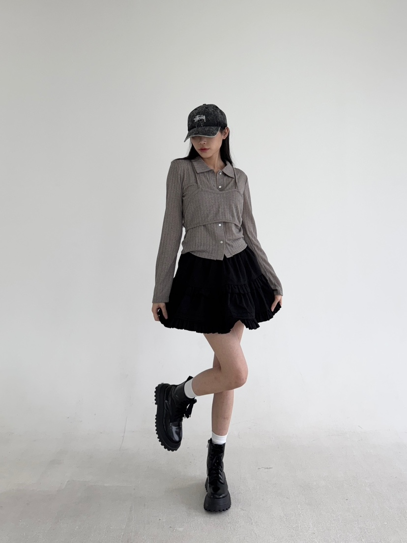 NOV7直郵韓國代購女裝新品推薦休閑真品職業人氣25春夏套裝the ebony eyes/NOV7套裝