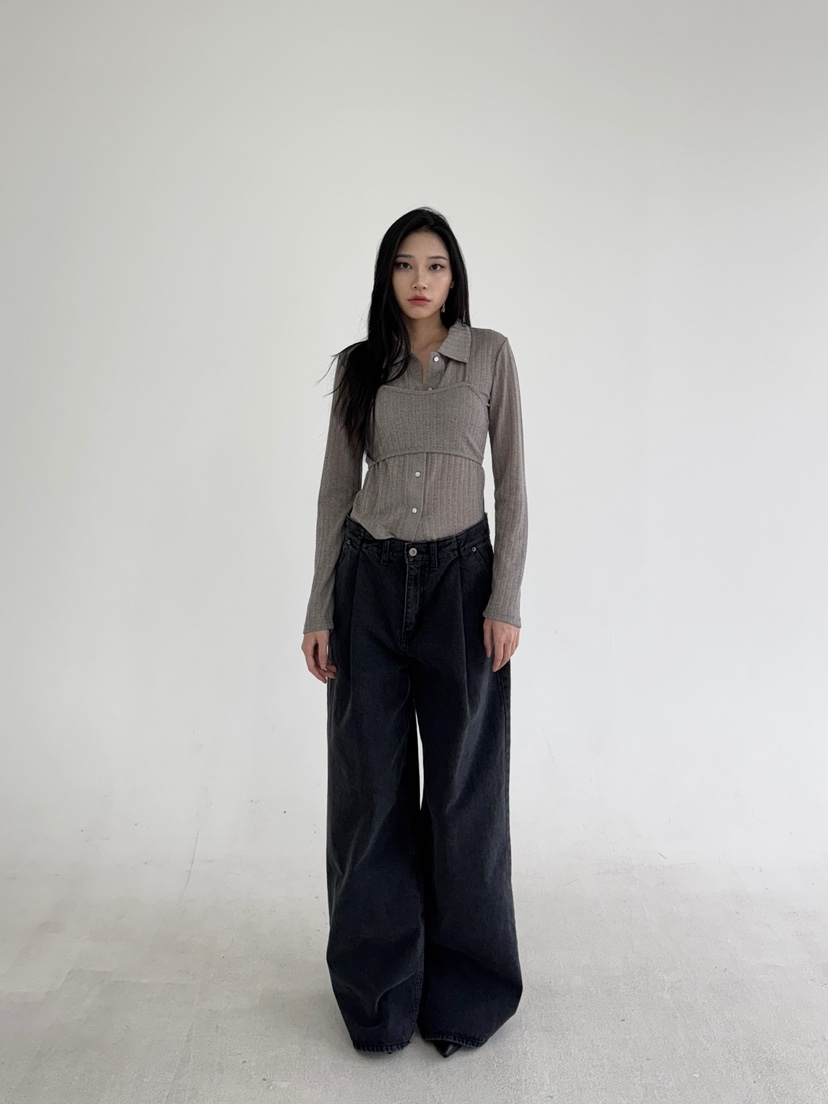 NOV7直郵韓國代購女裝新品推薦休閑真品職業人氣25春夏套裝the ebony eyes/NOV7套裝