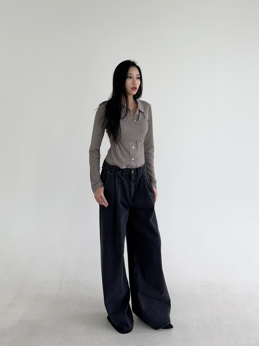 NOV7直郵韓國代購女裝新品推薦休閑真品職業人氣25春夏套裝the ebony eyes/NOV7套裝