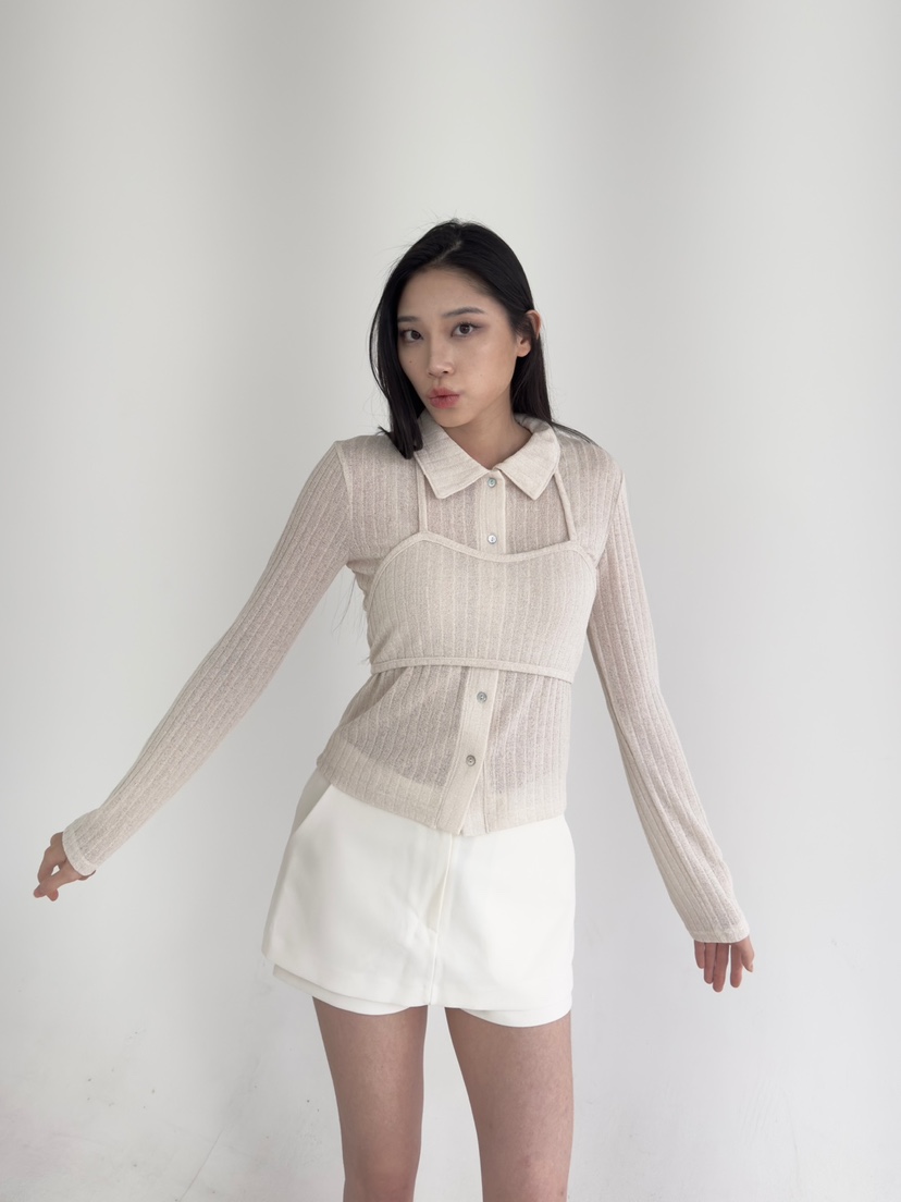 NOV7直郵韓國代購女裝新品推薦休閑真品職業人氣25春夏套裝the ebony eyes/NOV7套裝