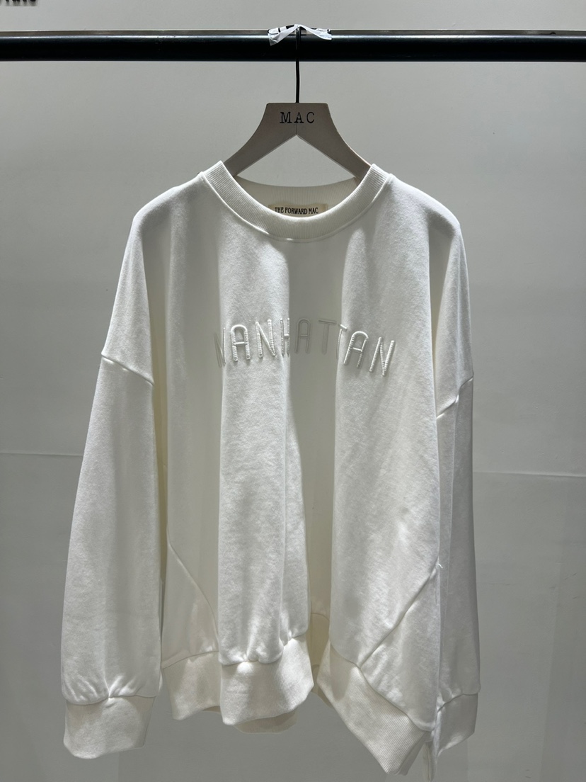MAC韓國直郵東大門代購女裝新品25春夏休閑真品時尚熱賣衛衣THE FORWARD MAC衛衣
