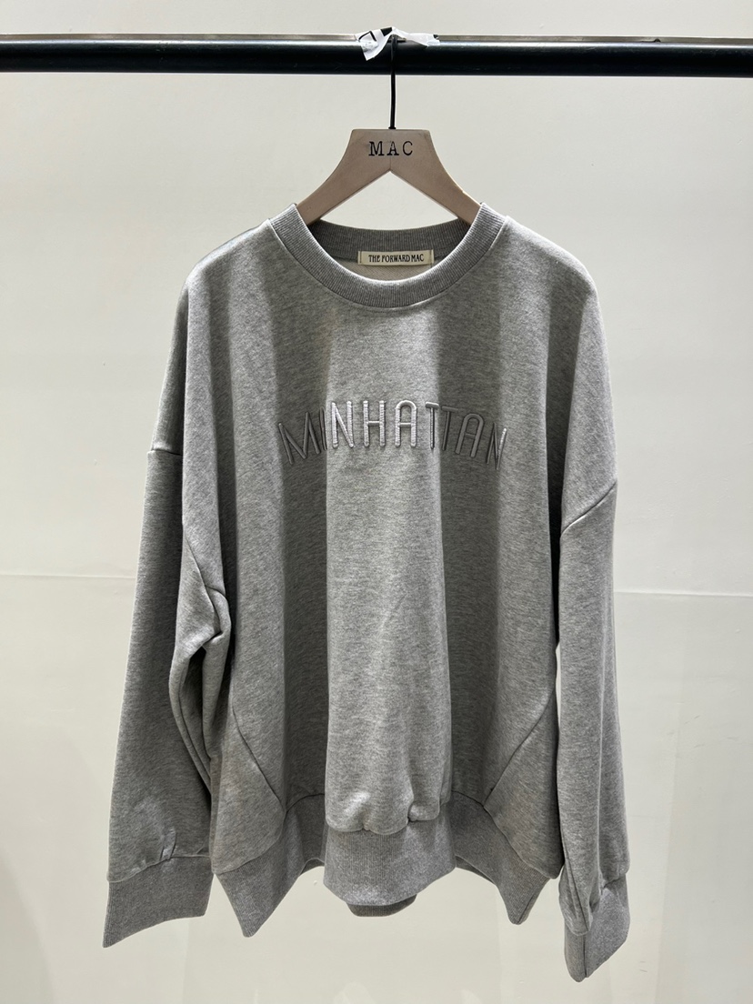 MAC韓國直郵東大門代購女裝新品25春夏休閑真品時尚熱賣衛衣THE FORWARD MAC衛衣圖色2
