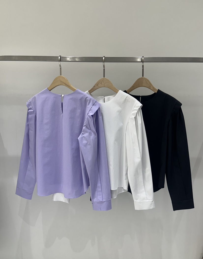 LUCIA韓國直郵東大門實拍女裝新品推薦時尚熱賣休閑襯衫蕾絲衫EPIC-S襯衫/蕾絲衫