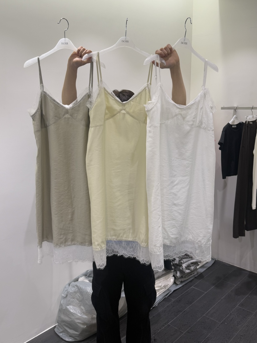 ESCHER韓國直郵女裝新品熱賣真品25春夏職業休閑時尚連衣裙ESCHER連衣裙