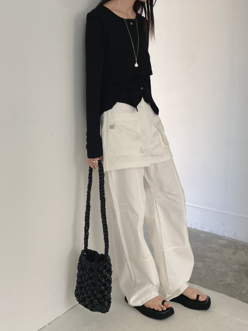 MONDAYMORING韓國直郵東大門實拍女裝新品熱賣休閑真品裙褲MONDAYMORING裙褲