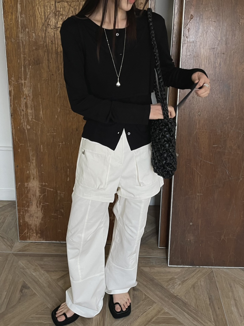 MONDAYMORING韓國直郵東大門實拍女裝新品熱賣休閑真品裙褲MONDAYMORING裙褲