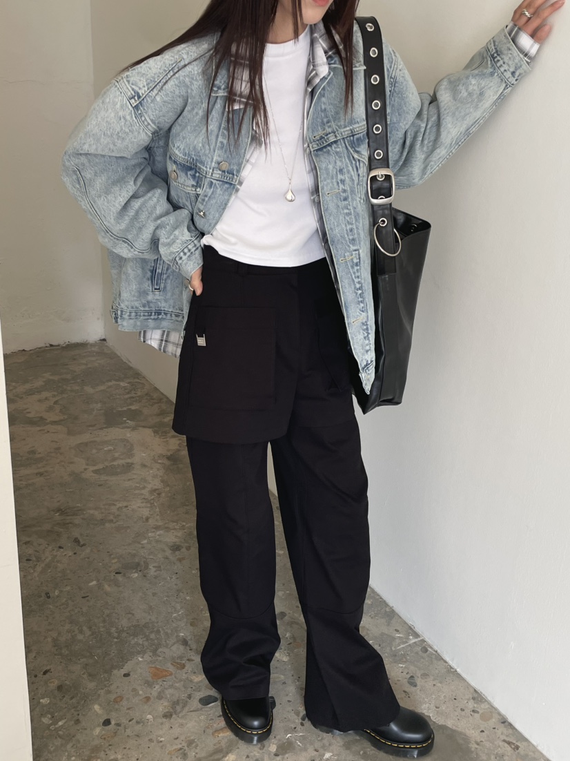 MONDAYMORING韓國直郵東大門實拍女裝新品熱賣休閑真品裙褲MONDAYMORING裙褲