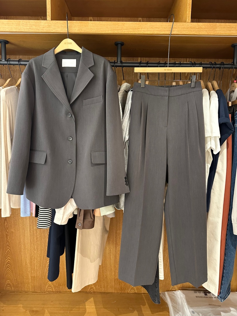HI YANN直郵韓國代購女裝新品推薦真品25春夏人氣休閑夾克HI YANN夾克
