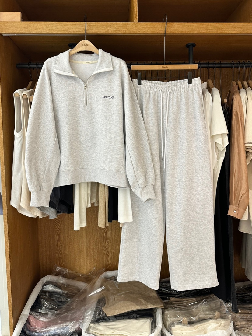 HI YANN直郵韓國代購女裝新品休閑熱賣真品25春夏衛衣拉鏈HI YANN衛衣