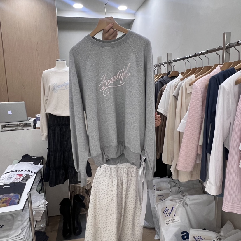 VILLABUTTON直郵韓國代購女裝新品職業人氣25春夏推薦真品衛衣VILLABUTTON衛衣