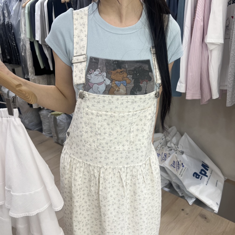 VILLABUTTON韓國直郵東大門代購女裝新款真品25春夏熱賣T恤VILLABUTTONT恤圖色3