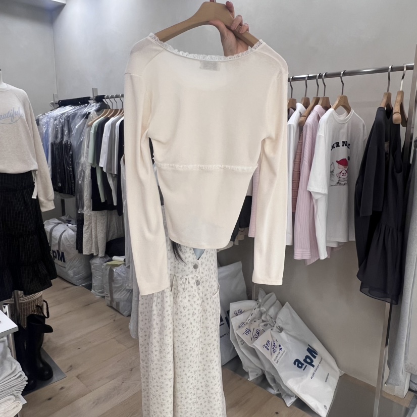 VILLABUTTON直郵韓國代購女裝新品時尚真品推薦人氣長袖T恤VILLABUTTON長袖T恤