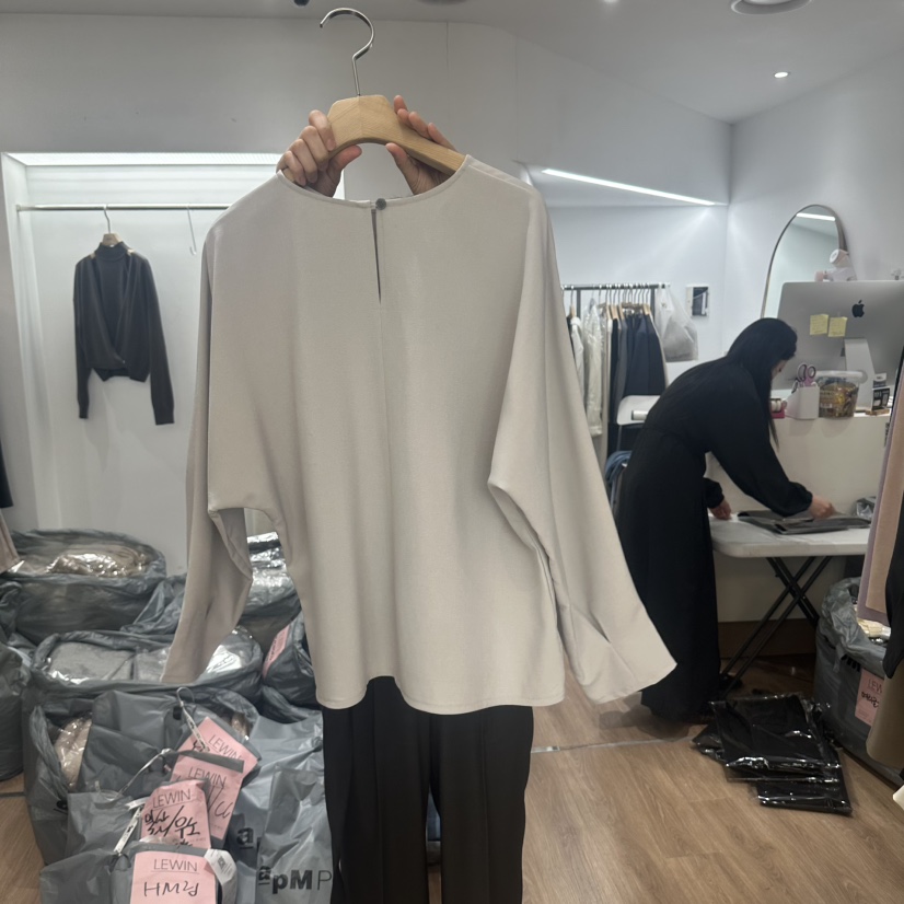 LEWIN韓國直郵東大門實拍女裝新品休閑熱賣25春夏襯衫蕾絲衫LEWIN襯衫/蕾絲衫