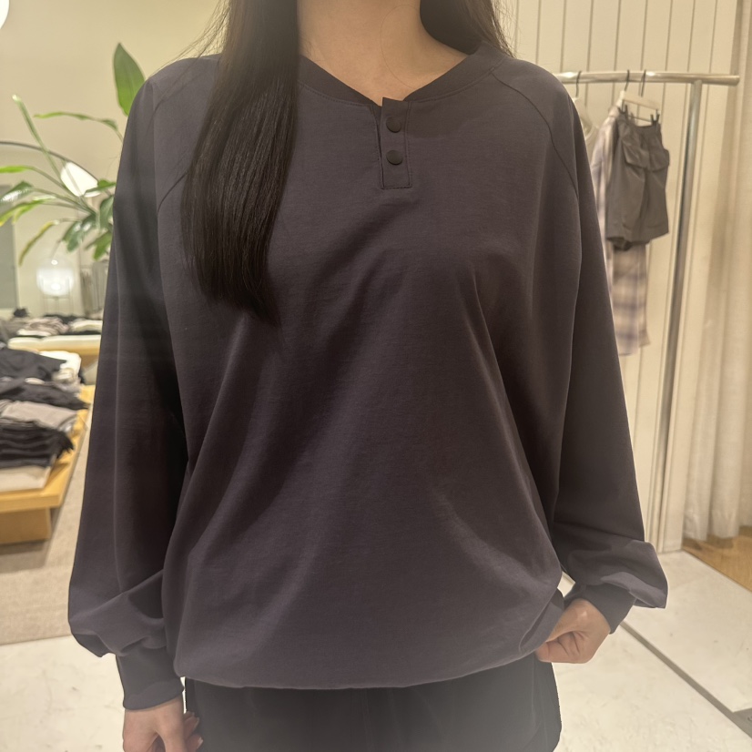GRADE韓國直郵女士新品25春夏職業時尚真品推薦人氣長袖T恤GRADE長袖T恤圖色1
