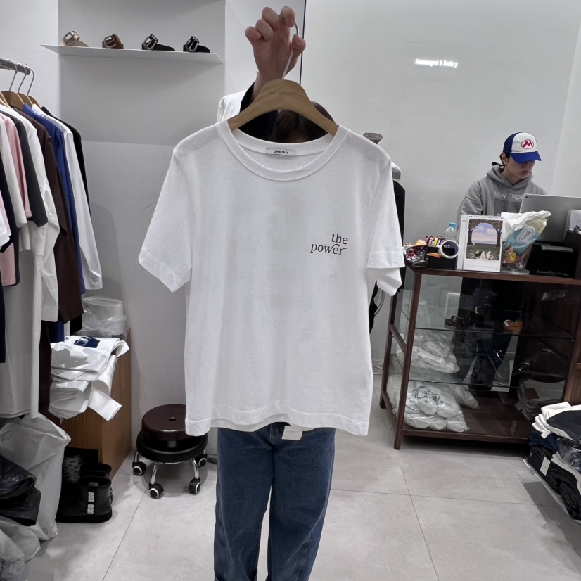 ANN MARGRET韓國直郵東大門代購女裝新品25春夏T恤GRETA.YT恤圖色1