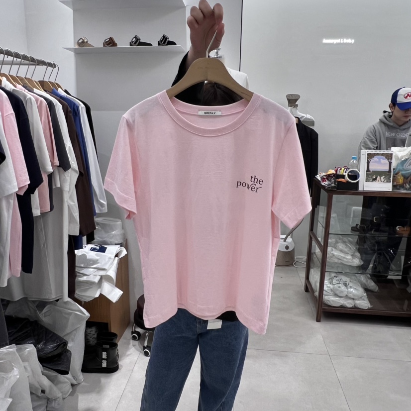 ANN MARGRET韓國直郵東大門代購女裝新品25春夏T恤GRETA.YT恤圖色2