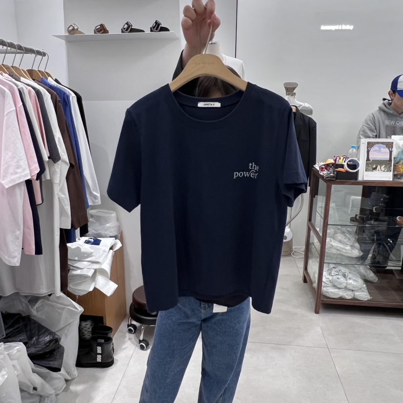 ANN MARGRET韓國直郵東大門代購女裝新品25春夏T恤GRETA.YT恤圖色3