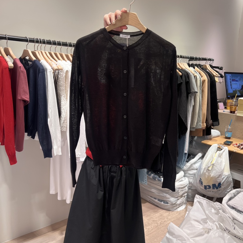 ORMORE直郵韓國代購女裝新品休閑25春夏推薦人氣時尚針織衫ORMORE針織衫圖色2