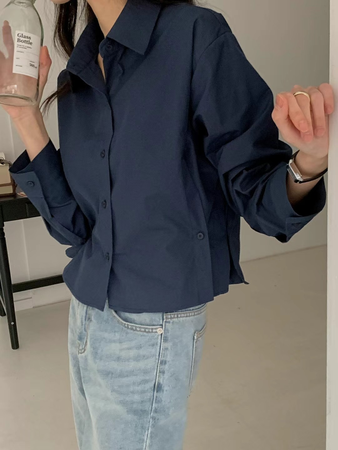 A.ME直郵韓國代購女裝新品真品熱賣時尚25春夏推薦襯衫蕾絲衫A.ME襯衫/蕾絲衫