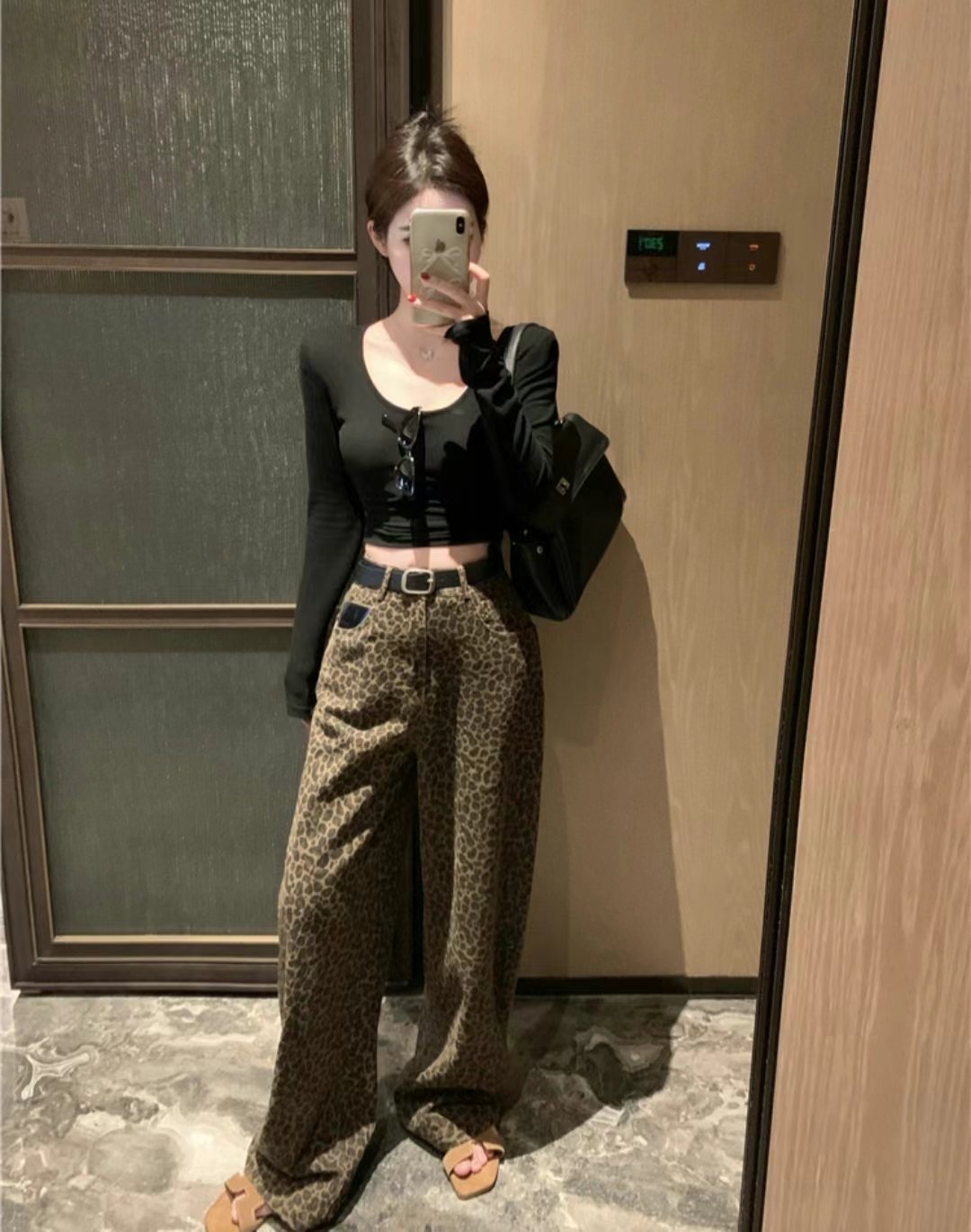 ETEMOY韓國直郵東大門實拍女裝新款時尚推薦25春夏人氣休閑褲LEHEIM休閑褲