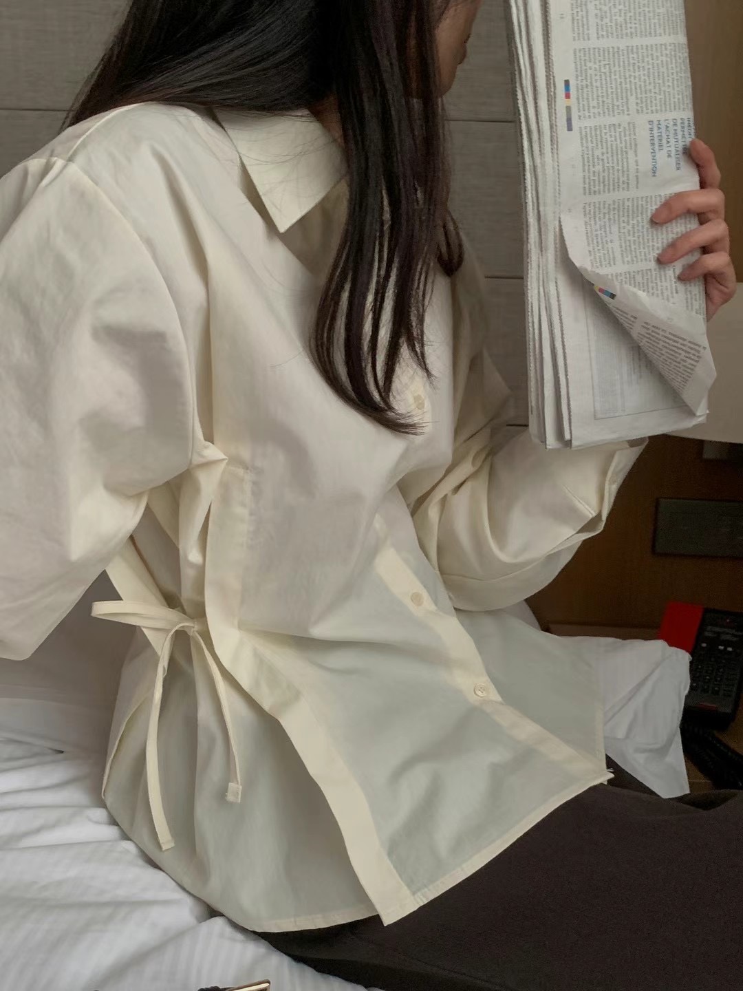 A.ME韓國直郵東大門實拍女裝新品真品推薦25春夏襯衫蕾絲衫A.ME襯衫/蕾絲衫
