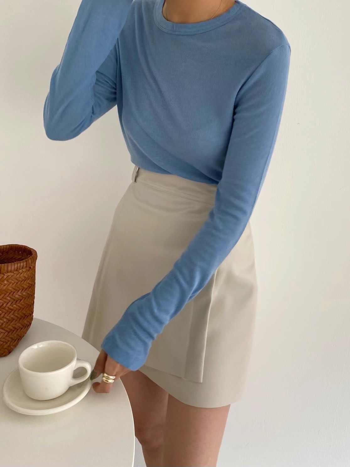 A.ME韓國直郵東大門代購女裝新品人氣推薦25春夏職業真品短裙A.ME短裙