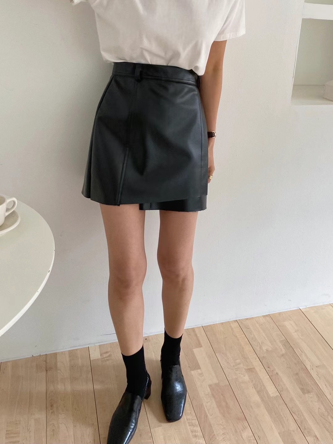 A.ME韓國直郵東大門代購女裝新品人氣推薦25春夏職業真品短裙A.ME短裙圖色2