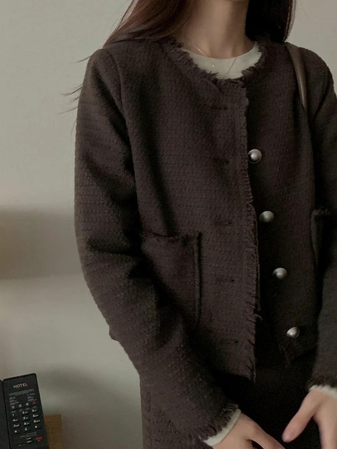 A.ME韓國直郵東大門實拍女裝新品25春夏熱賣職業推薦時尚夾克A.ME夾克