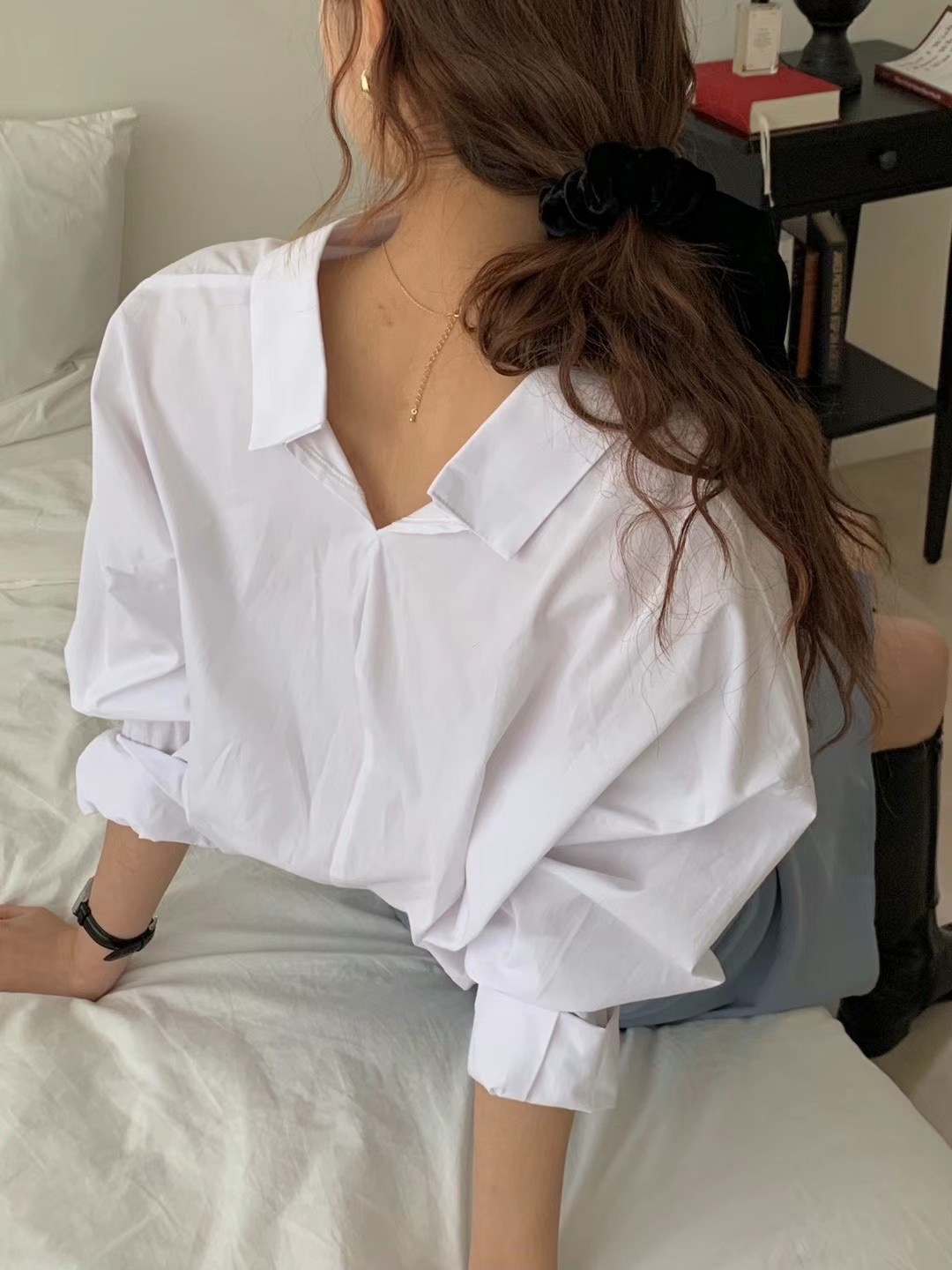 A.ME韓國直郵東大門代購女裝新品25春夏人氣時尚襯衫蕾絲衫A.ME襯衫/蕾絲衫