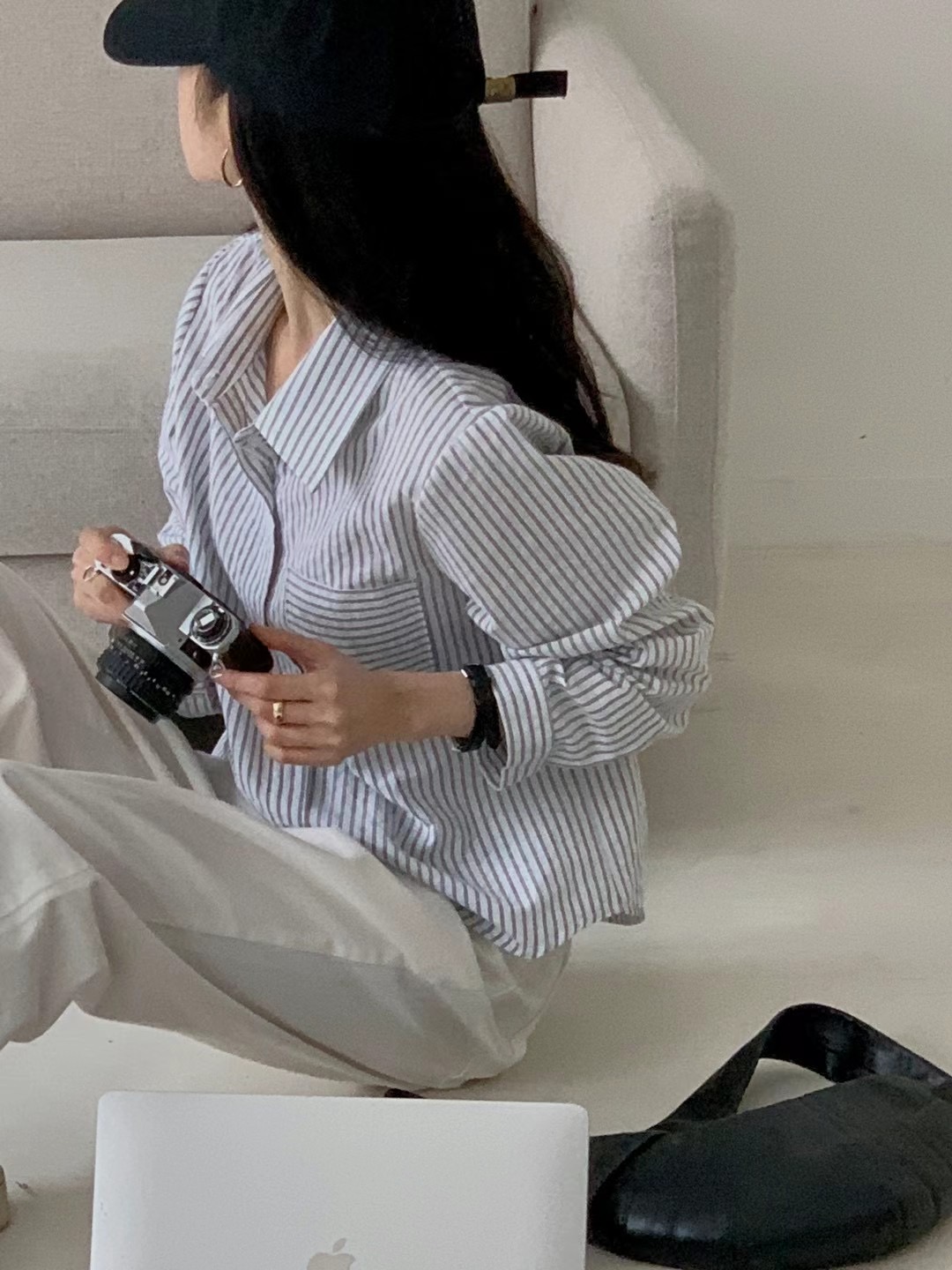 A.ME韓國直郵東大門代購女裝新品推薦熱賣時尚職業襯衫蕾絲衫A.ME襯衫/蕾絲衫