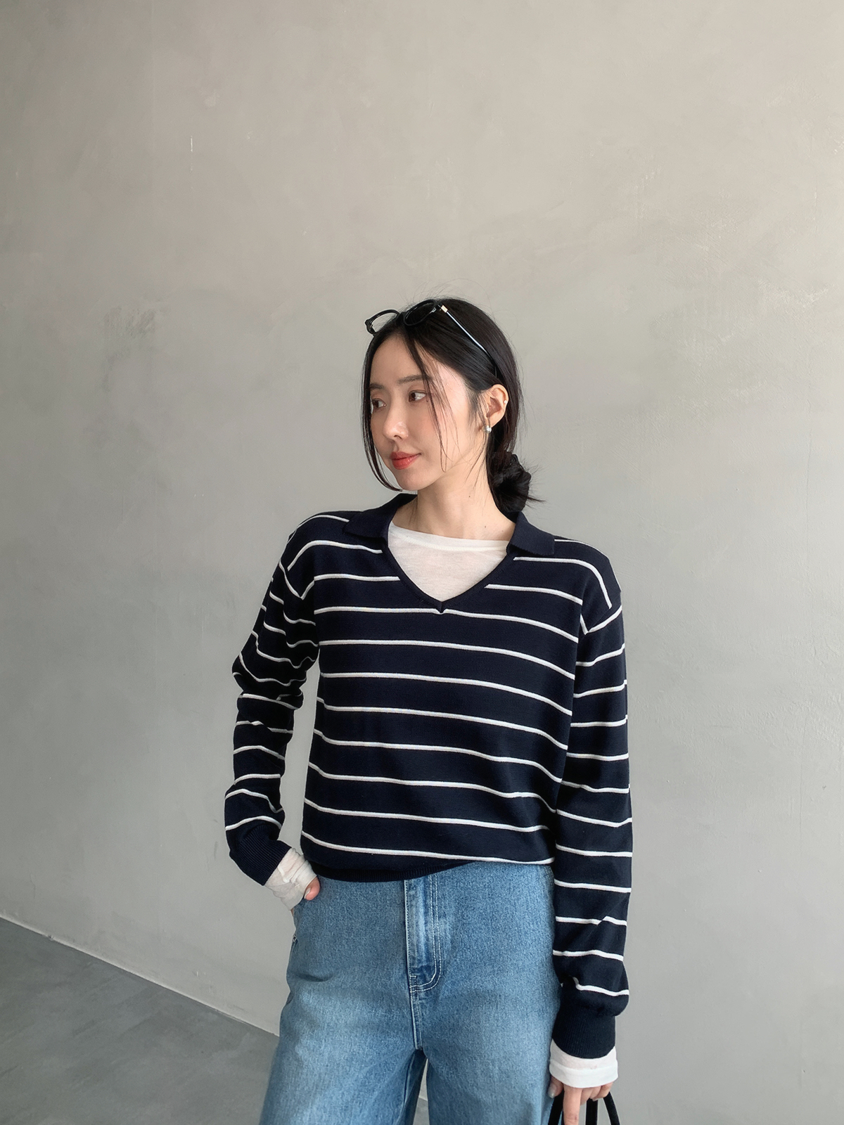 韓國直郵東大門代購女裝新品人氣推薦真品25春夏時尚針織衫針織衫
