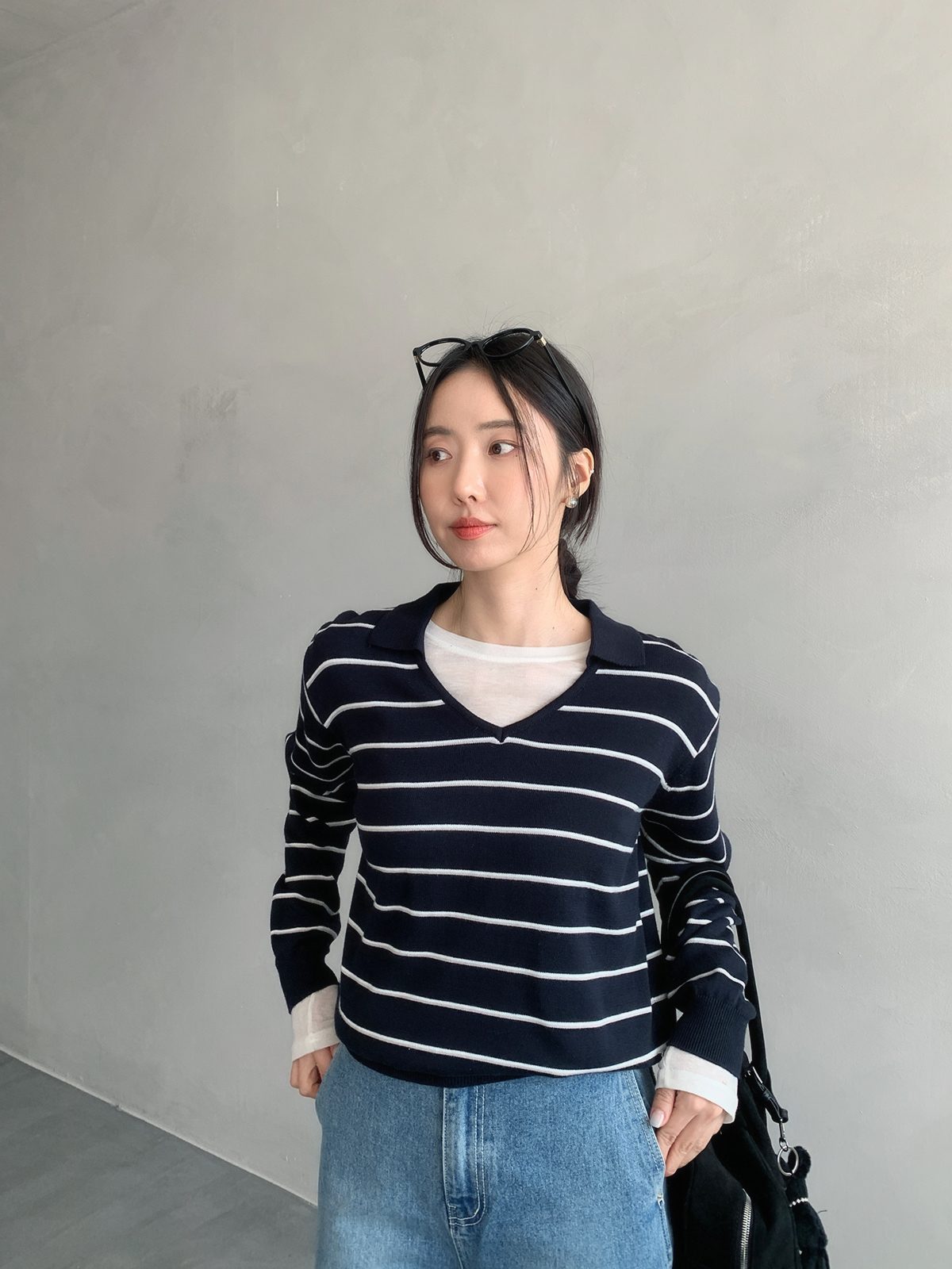 韓國直郵東大門代購女裝新品人氣推薦真品25春夏時尚針織衫針織衫