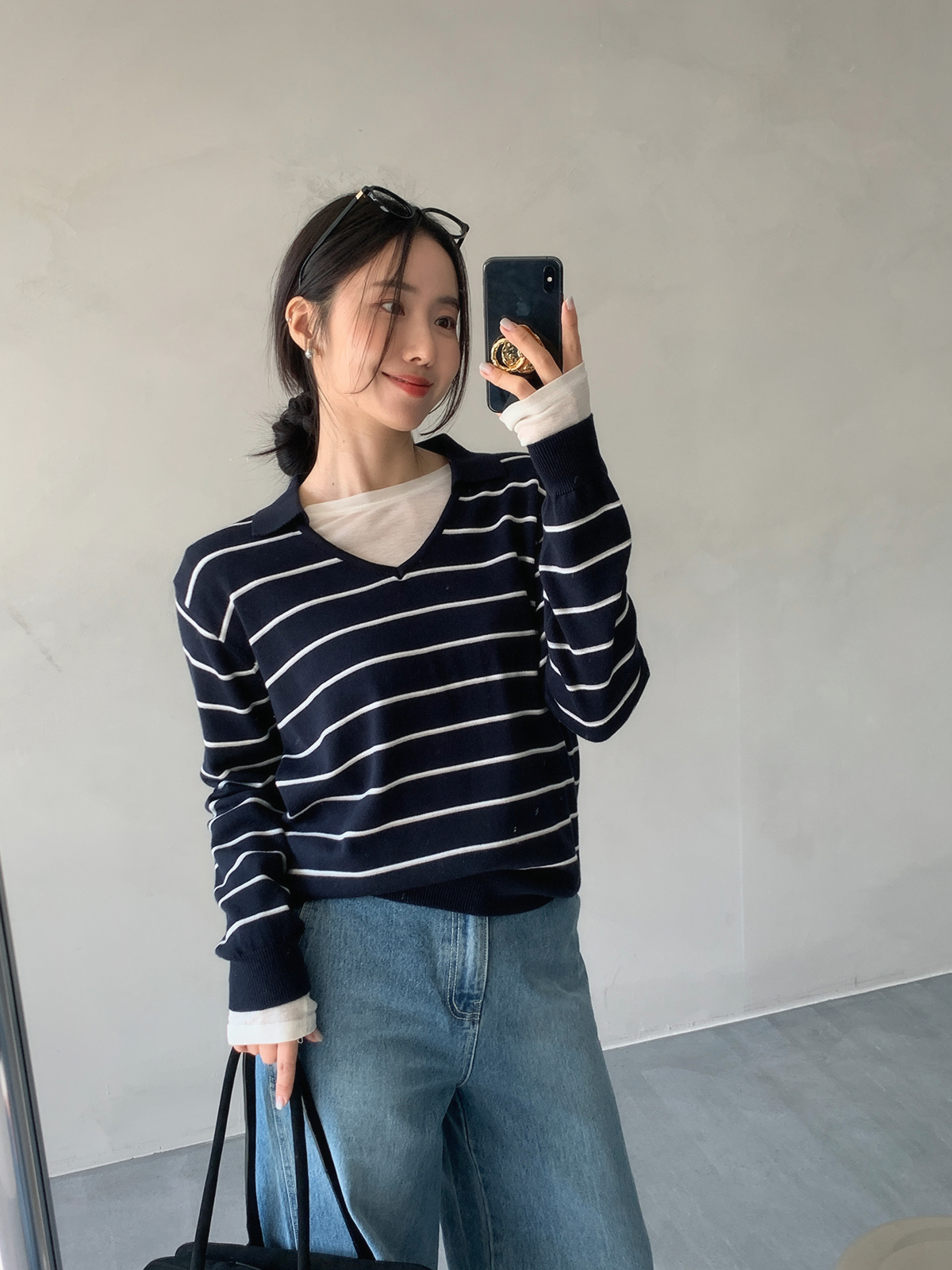 韓國直郵東大門代購女裝新品人氣推薦真品25春夏時尚針織衫針織衫