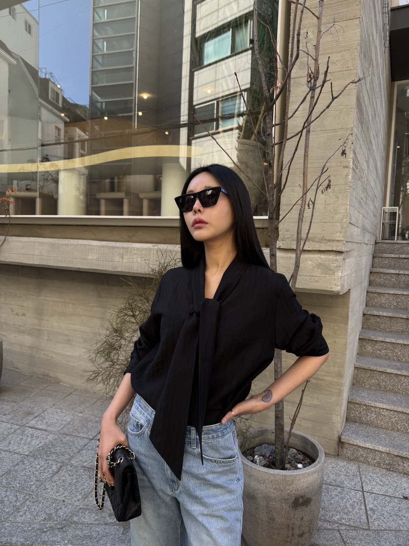 LIMLIMLIM韓國直郵東大門實拍女裝新品人氣推薦真品襯衫蕾絲衫LIM LIM LIM襯衫/蕾絲衫圖色3