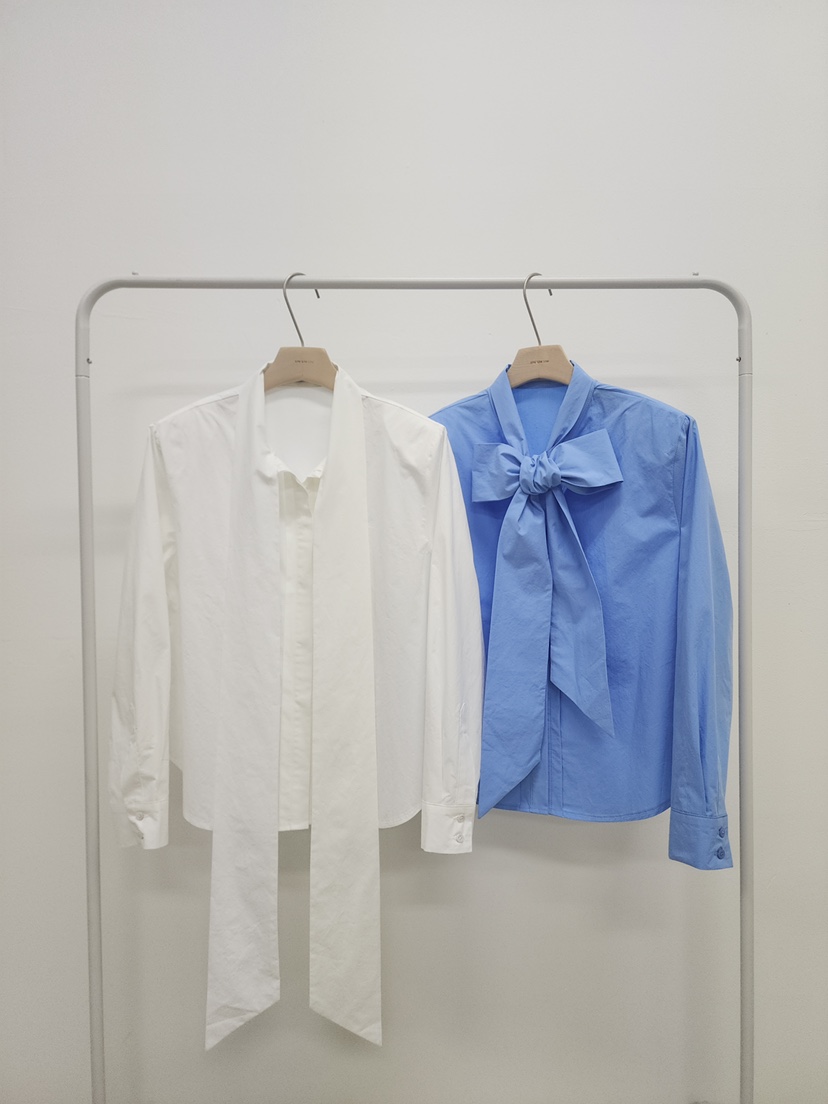 LIMLIMLIM直郵韓國代購女裝新款熱賣真品推薦襯衫蕾絲衫蝴蝶結LIM LIM LIM襯衫/蕾絲衫