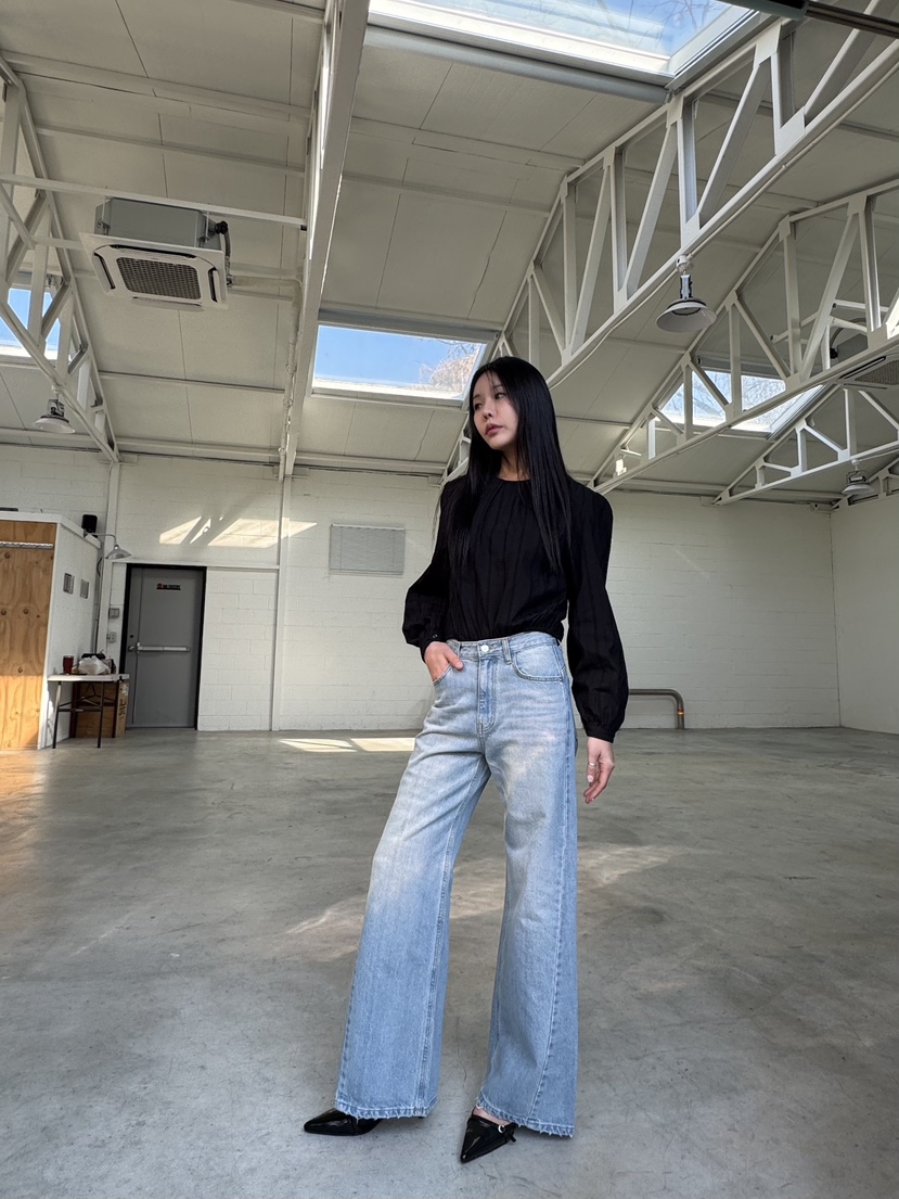 LIMLIMLIM韓國直郵東大門代購女裝新品時尚熱賣真品襯衫蕾絲衫LIM LIM LIM襯衫/蕾絲衫圖色2