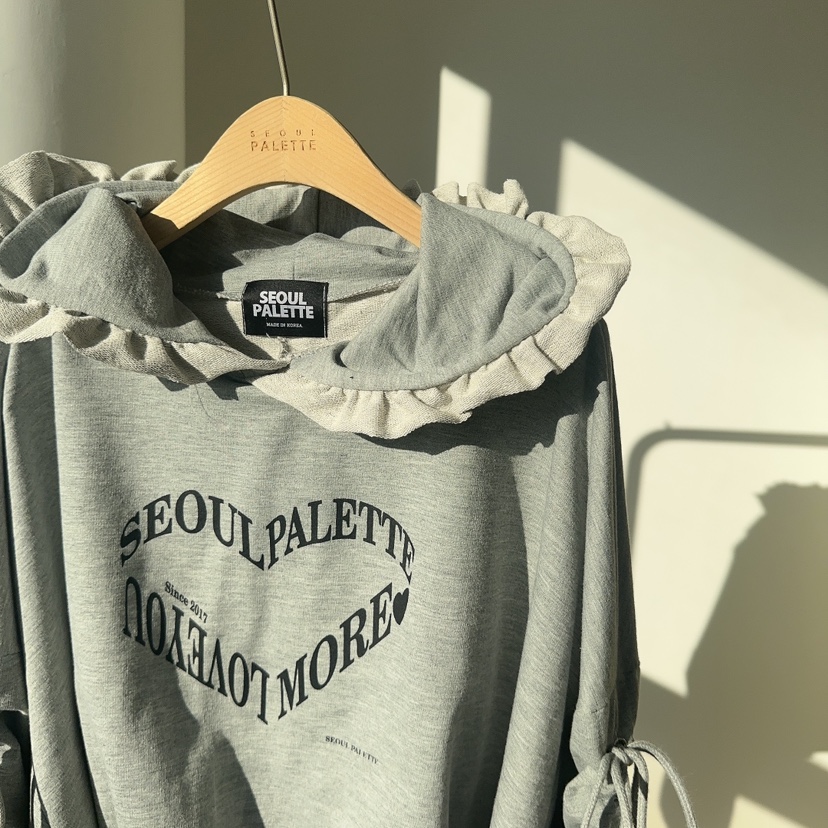 PALETTE-Q韓國直郵東大門實拍女裝新品職業人氣真品衛衣兜帽PALETTE衛衣