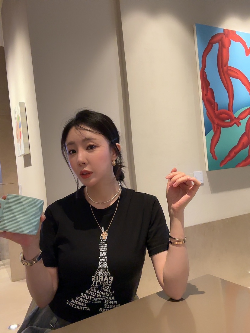 PALETTE-Q韓國直郵女裝新款熱賣休閑人氣職業真品25春夏T恤短款PALETTET恤