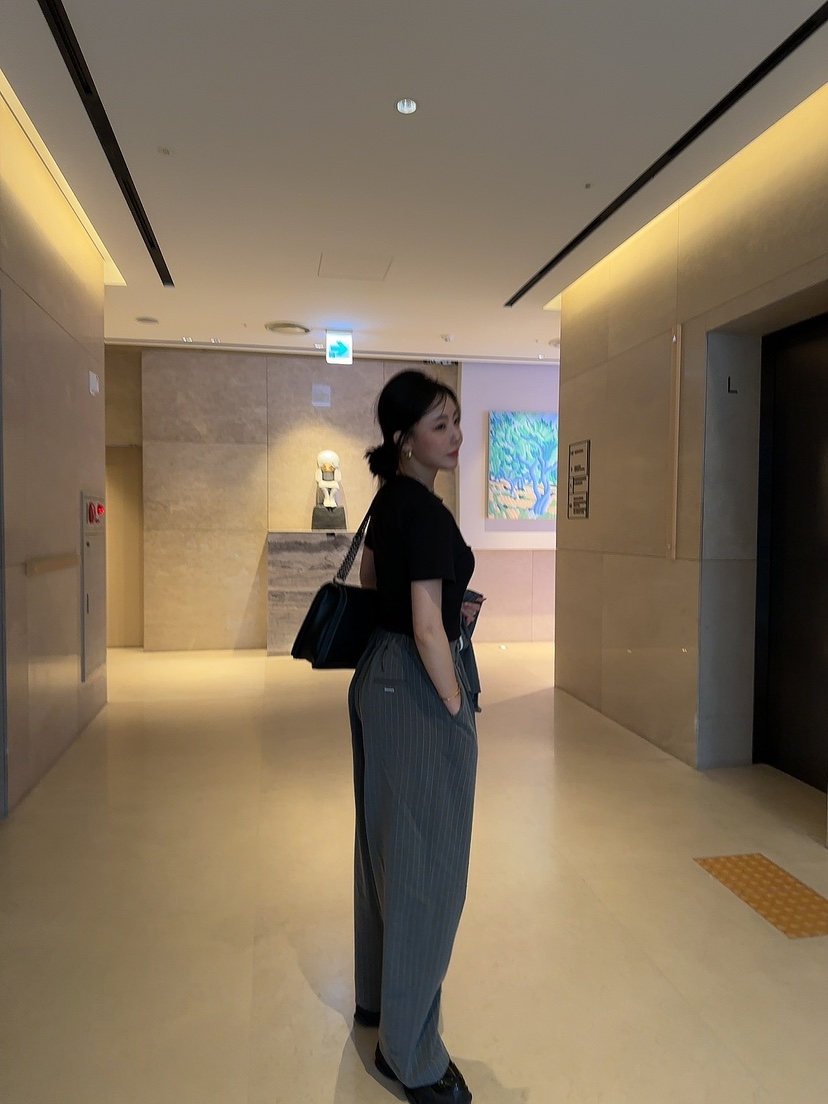 PALETTE-Q韓國直郵女裝新款熱賣休閑人氣職業真品25春夏T恤短款PALETTET恤