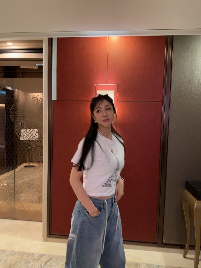 PALETTE-Q韓國直郵女裝新款熱賣休閑人氣職業真品25春夏T恤短款PALETTET恤