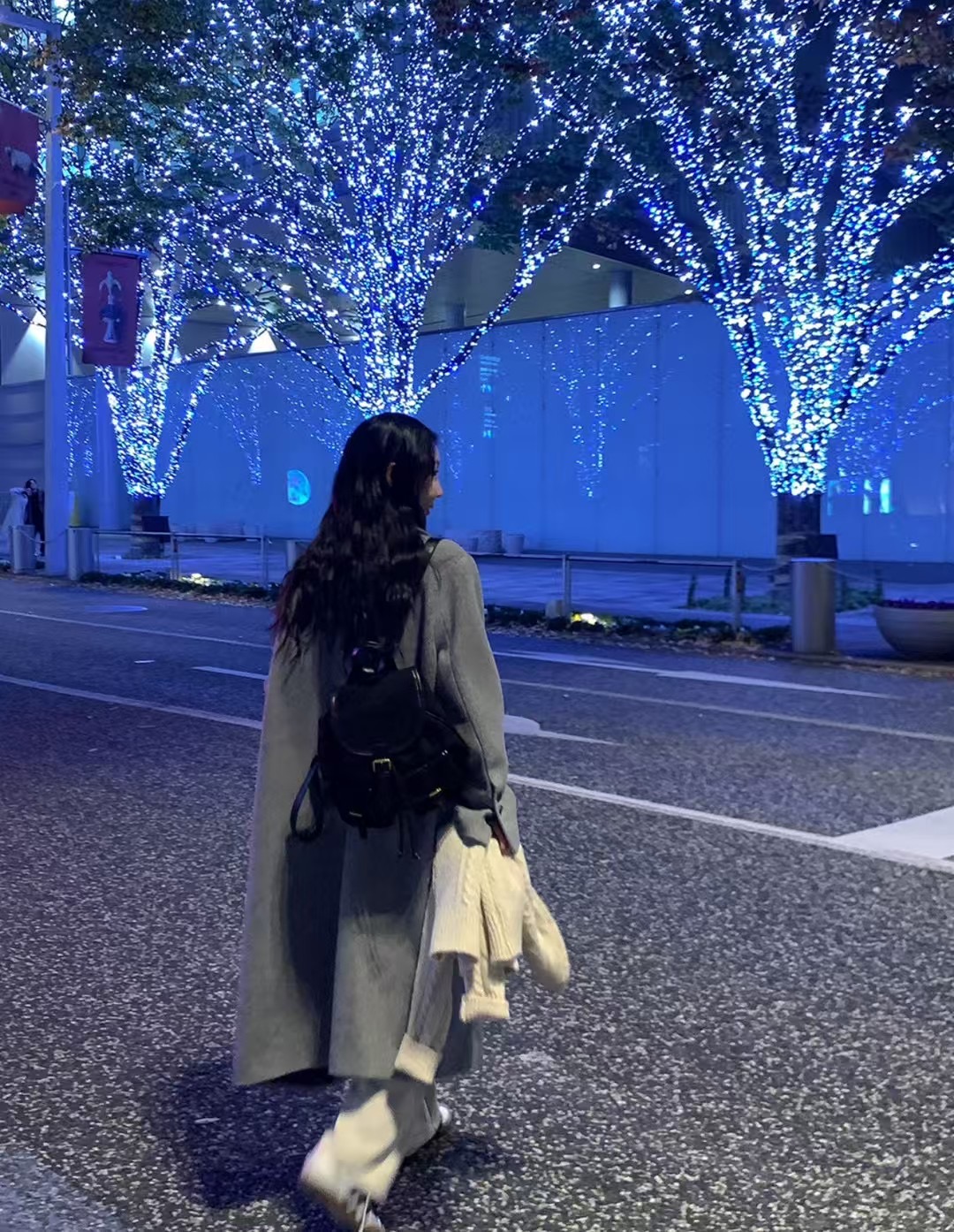 ALL OF US韓國直郵東大門代購女裝新品職業真品中長款大衣ALL OF US中長款大衣