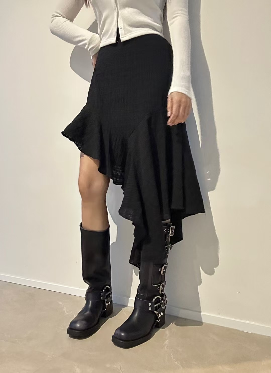 BLACK LINE韓國直郵東大門實拍女裝新品推薦熱賣半身裙中短裙BLACK LINE半身裙/中短裙